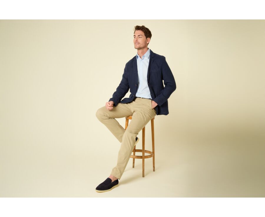 Pantalon chino pour homme Beige Mastic - JERRY II