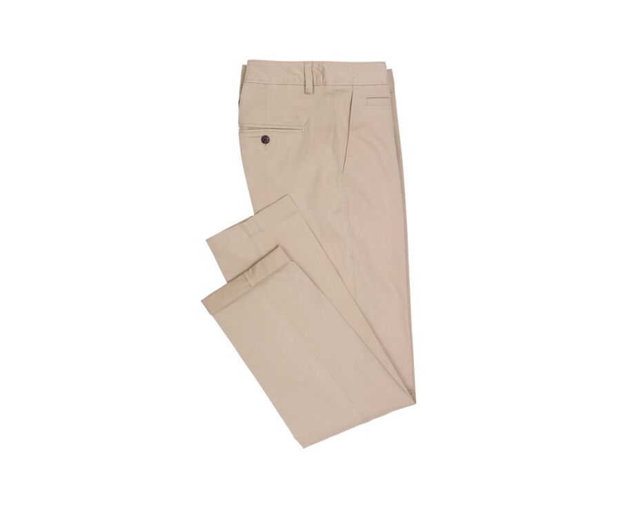 Pantalon chino pour homme Beige Mastic - JERRY II