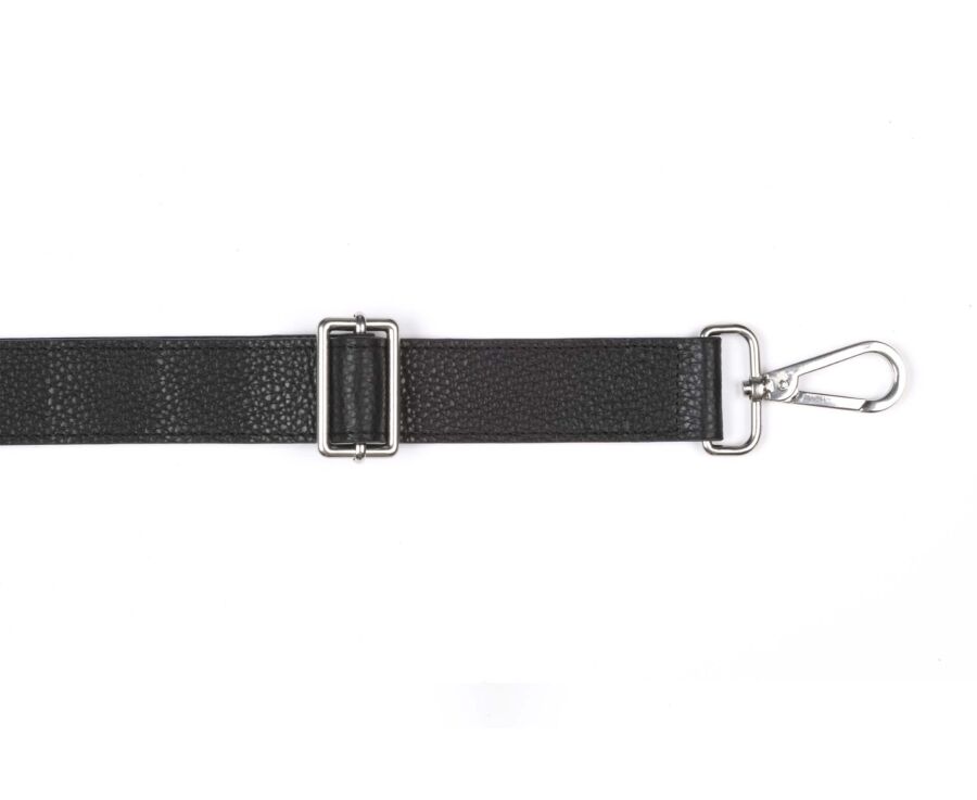 Cartable homme cuir avec bandoulière Noir Grainé - KARLINGTON III