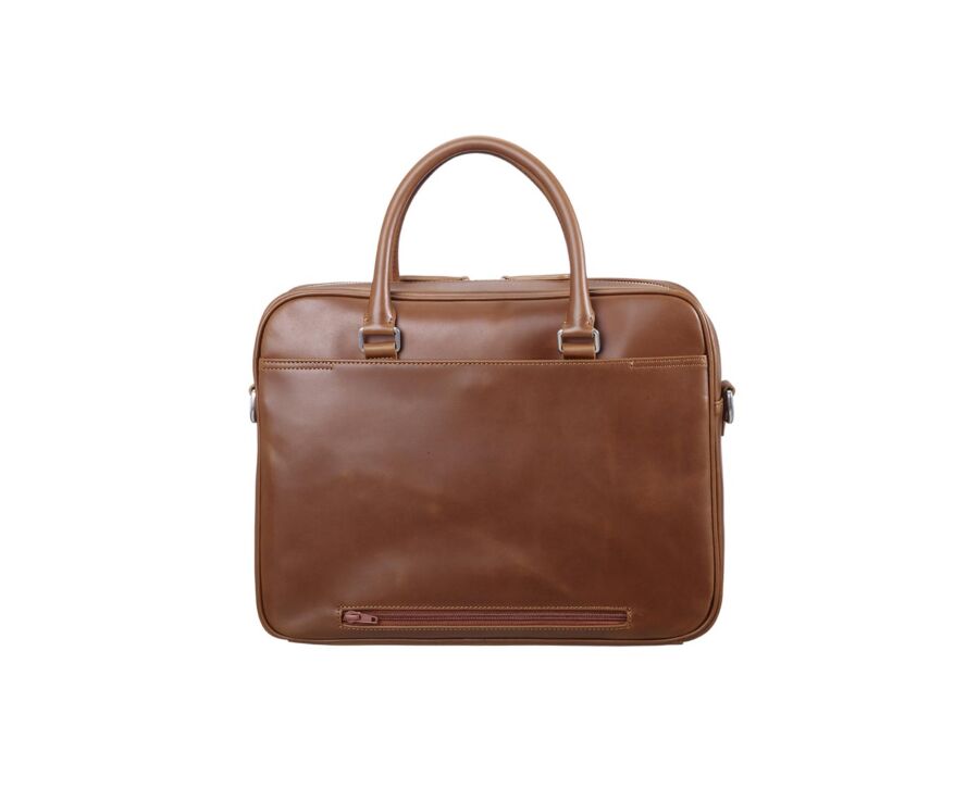 Cartable homme cuir avec bandoulière Gold - KARLINGTON III
