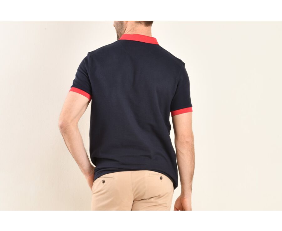 Polo Navy et Framboise homme - ARDLEY