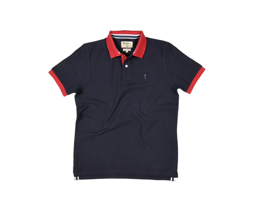Polo Navy et Framboise homme - ARDLEY