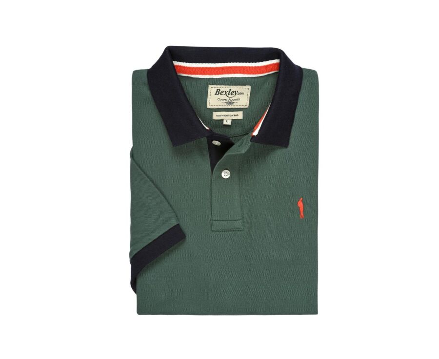 Polo Vert Foncé et Marine homme - ARDLEY