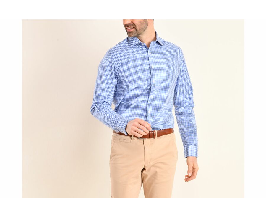 Veste-chemise en coton à carreaux Zip Code - Chemises Homme