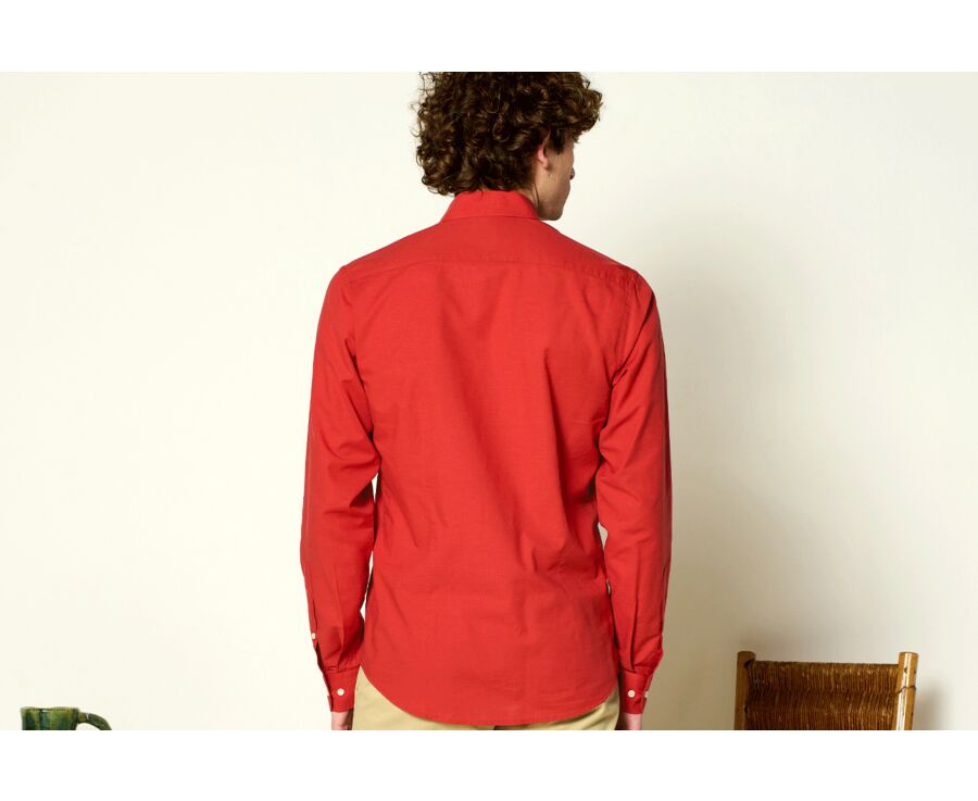 Chemise coton lin Ocre - SILBERT