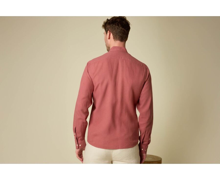 Chemise Homme Chambray Rouille - SILBERT
