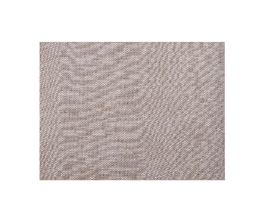 Chemise coton et lin Chambray Beige - Poche poitrine - COLTEN MC