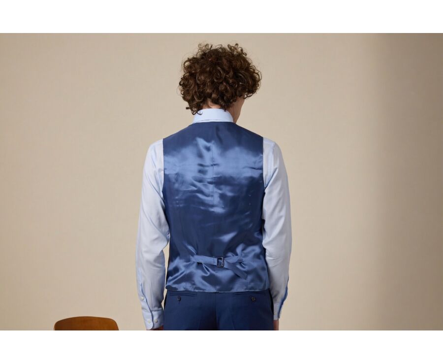 Gilet de costume homme Bleu pétrole - LAZARE