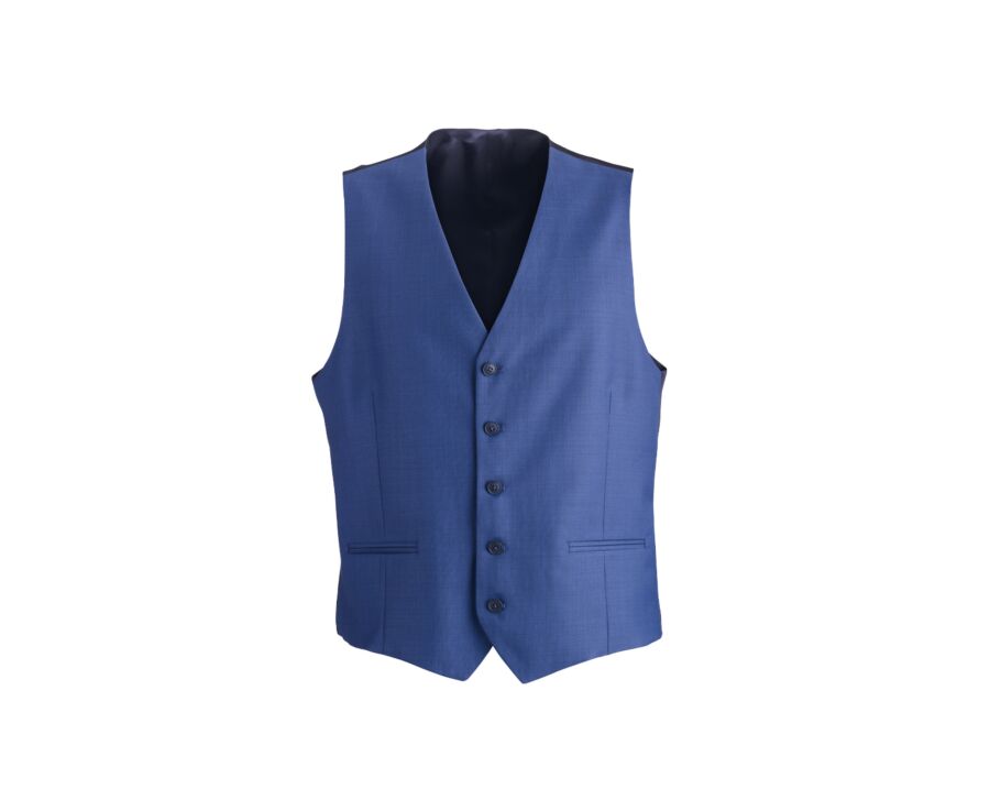 Gilet de costume homme Bleu Franc - LAZARE