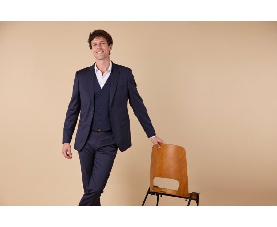 Gilet de costume homme Bleu Marine - GILET LAZARE