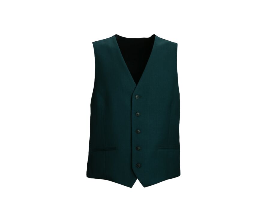 Gilet de costume homme Vert Bouteille - LAZARE