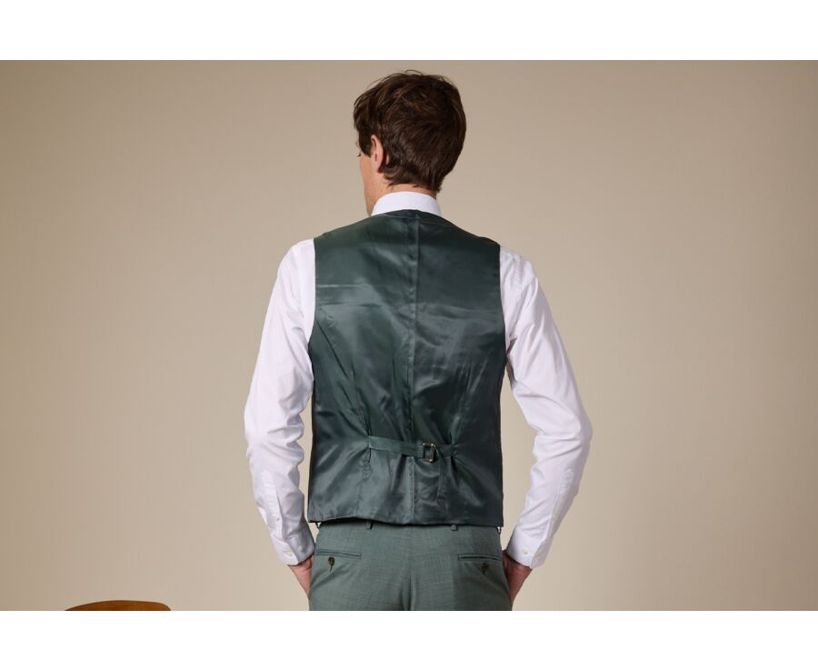 Gilet de costume homme Lazare Vert Tilleul - LAZARE