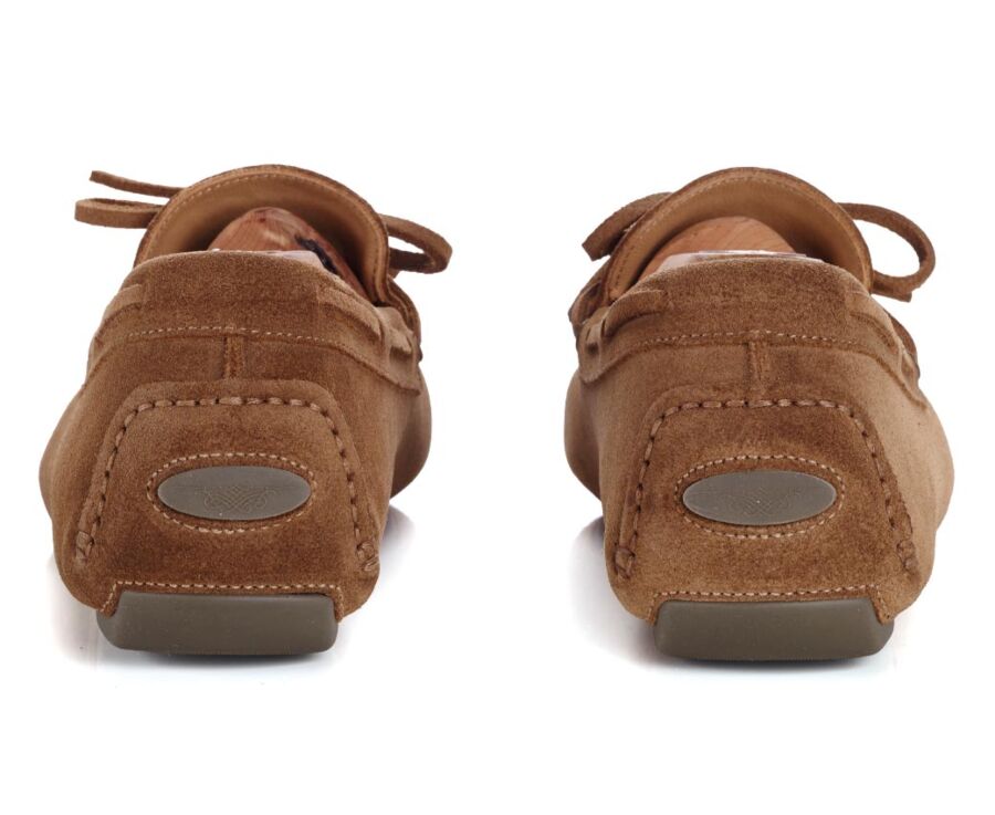 Mocassin été homme cuir Velours Chamois - DELTONA