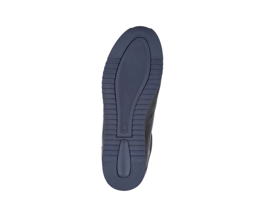 Sneakers homme Navy Patiné - WAYGARA