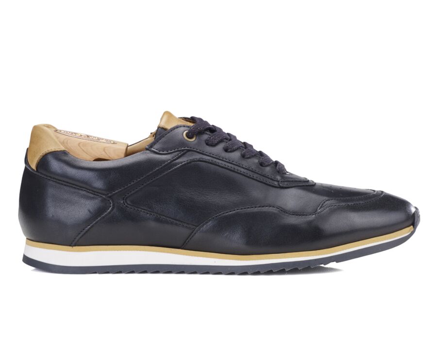Sneakers homme Noir Patiné - WAYGARA