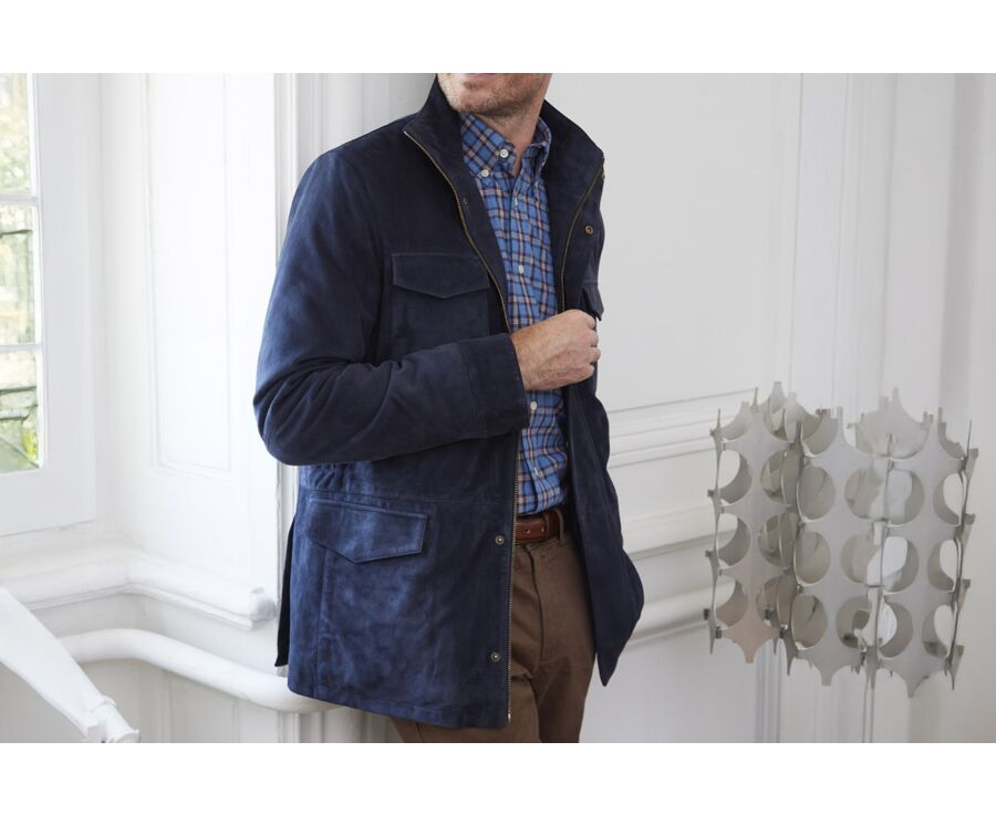 Veste en cuir homme Marine II - FULBERT
