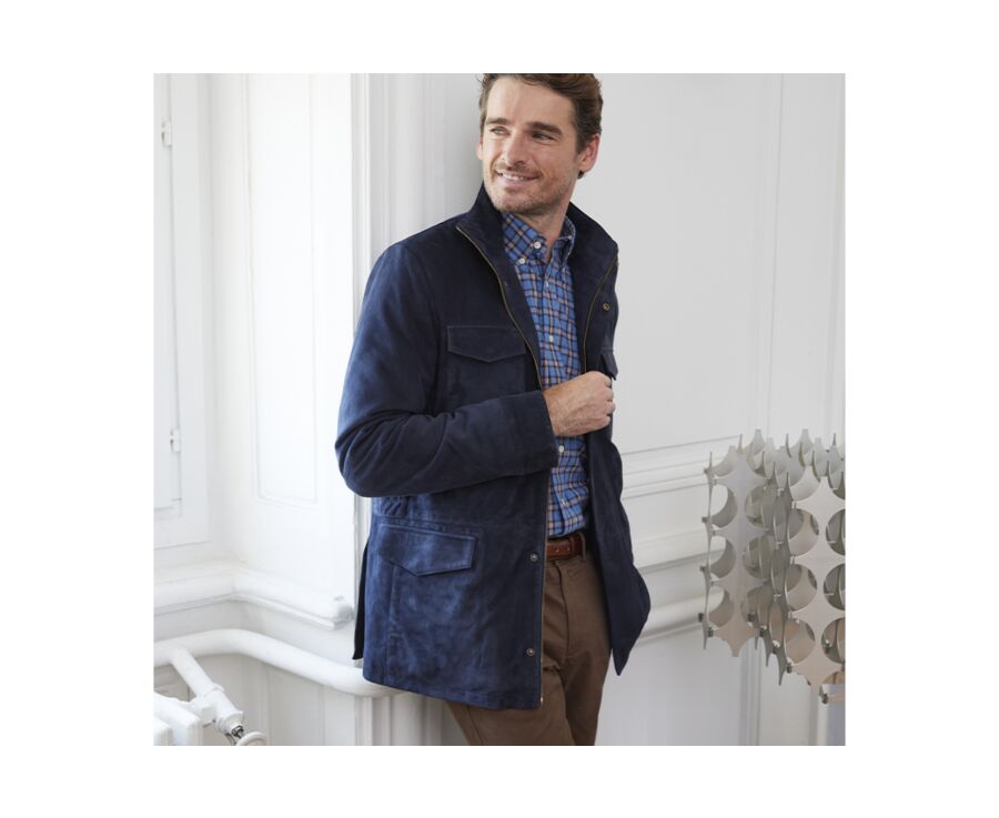 Veste en cuir homme Marine II - FULBERT