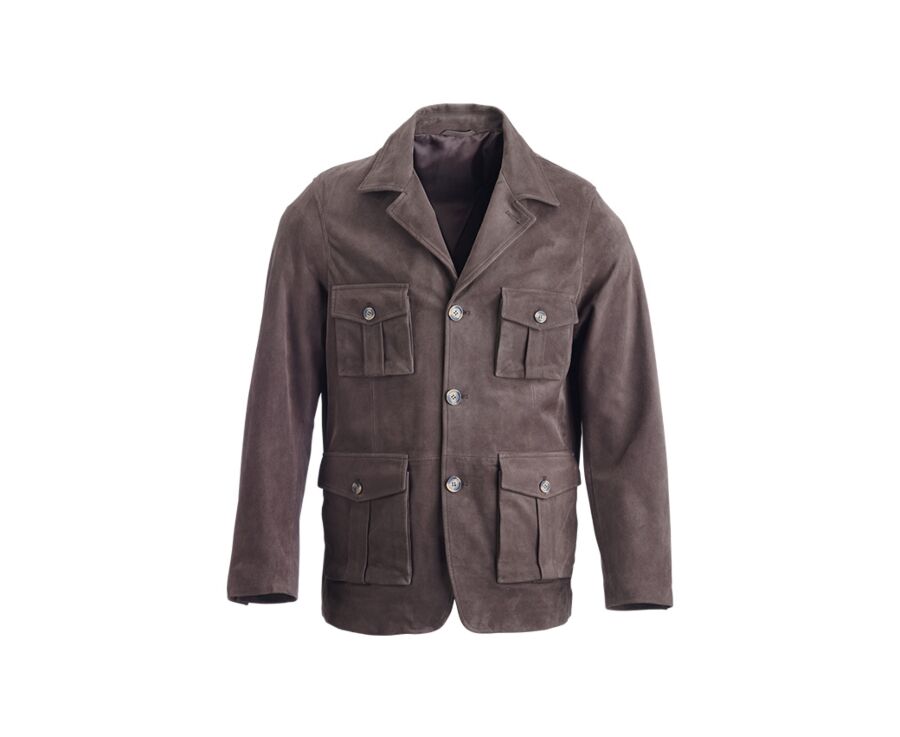 Veste saharienne homme Brun Fremond Bexley