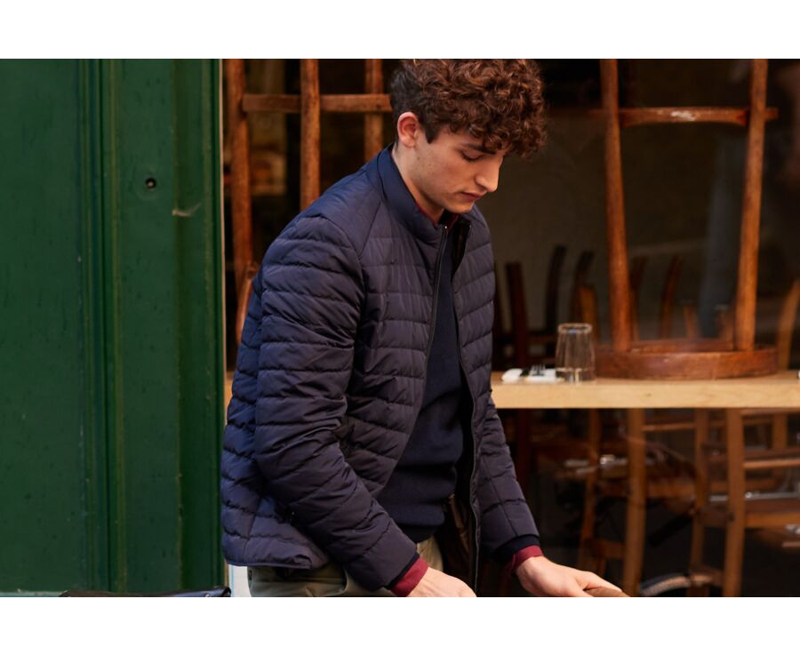 Doudoune hiver homme légère Navy - SVEN III