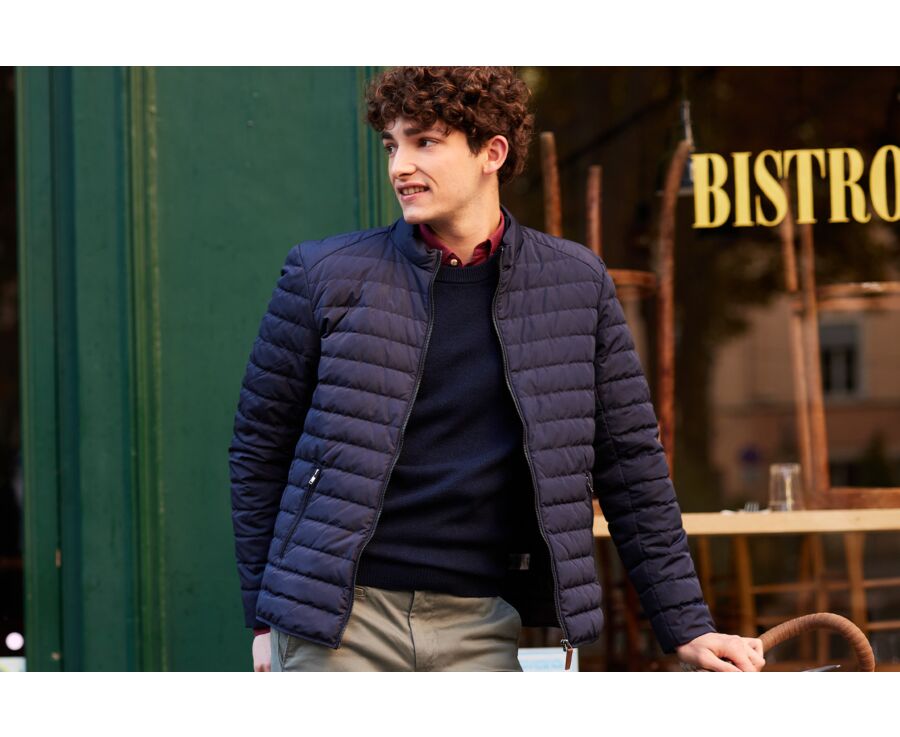 Doudoune hiver homme légère Navy - SVEN III