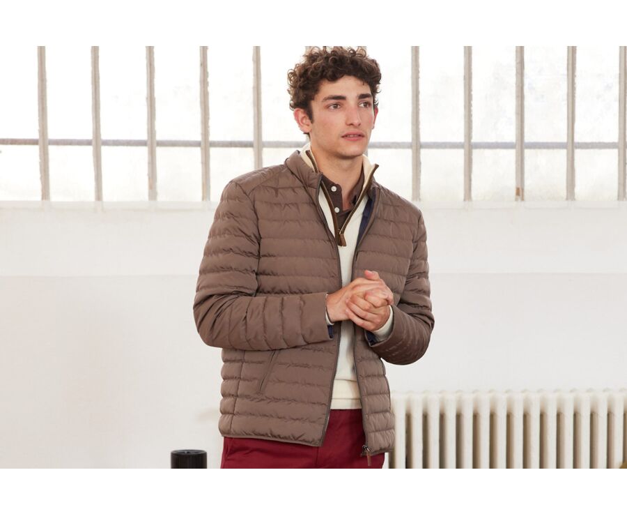 Doudoune hiver homme légère Marron Clair - SVEN III