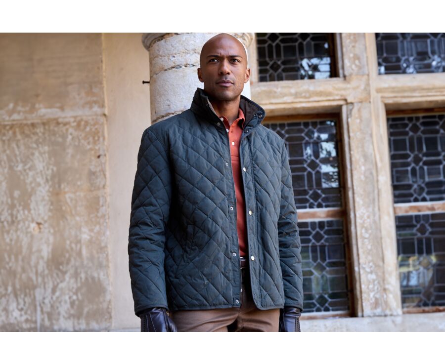 Veste matelassée homme Vert foncé - TORSTEN II