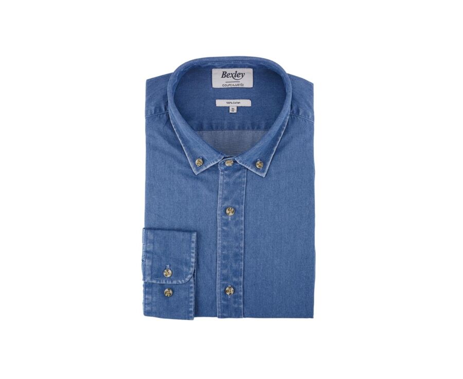 Chemise jean denim  - CAMERON