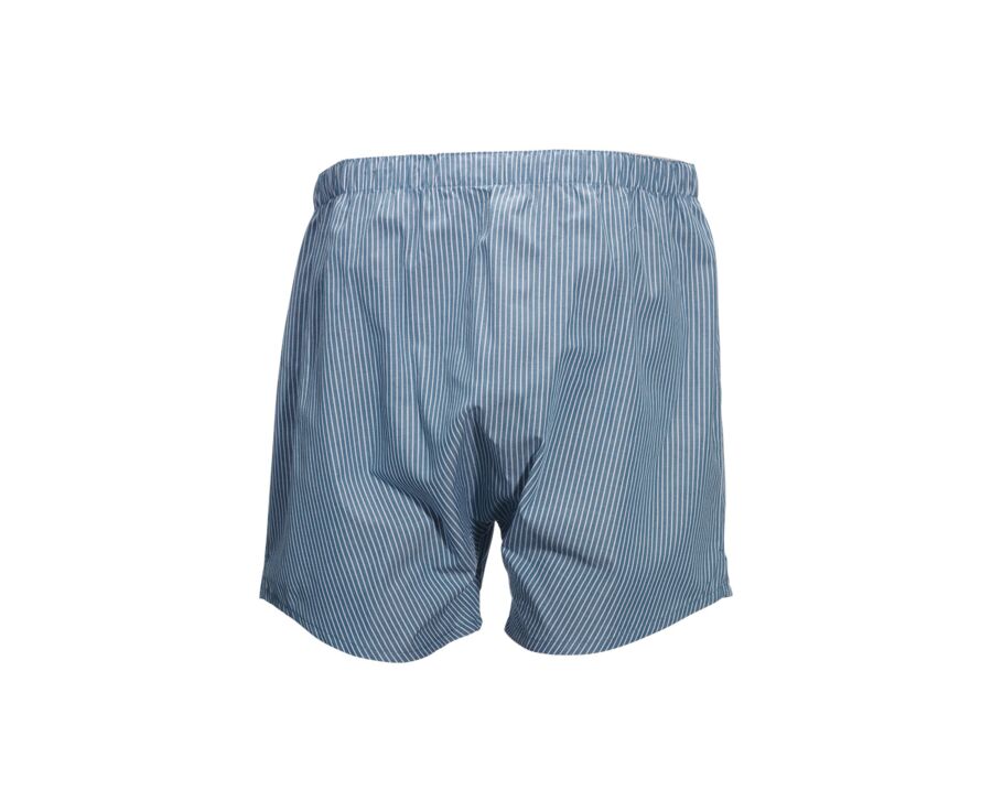 Boîte de 2 caleçons homme Bleu clair/ Rayé Vert et blanc - ELON