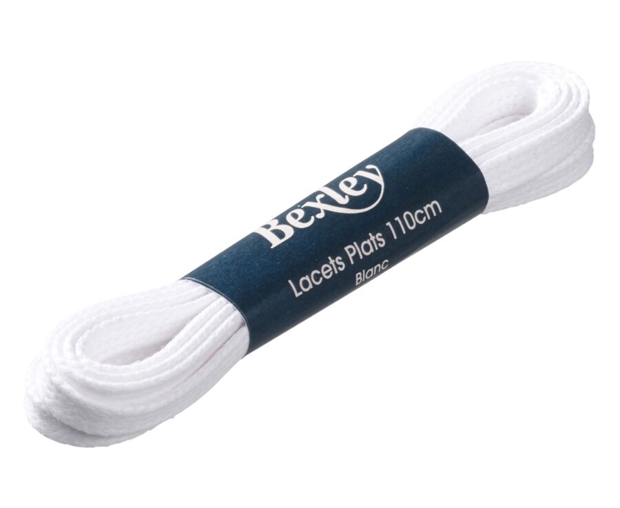 1 paire de lacets blancs pour sneakers