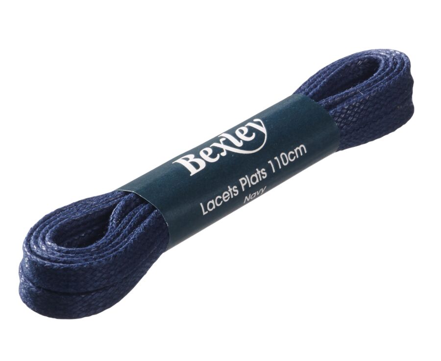 1 paire de lacets Navy pour sneakers