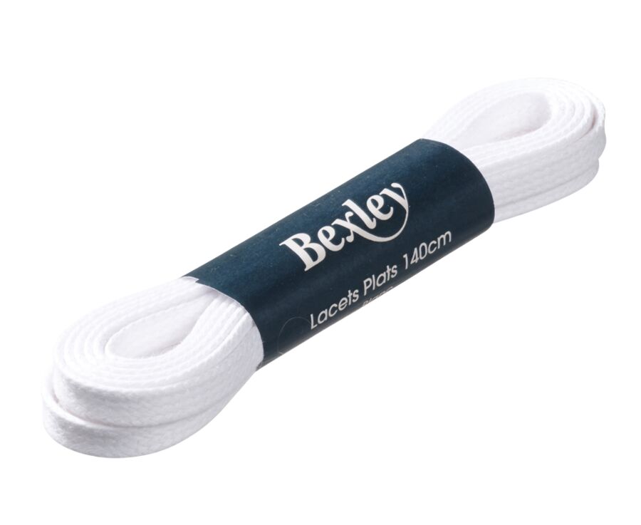 1 paire de lacets blancs pour sneakers montantes