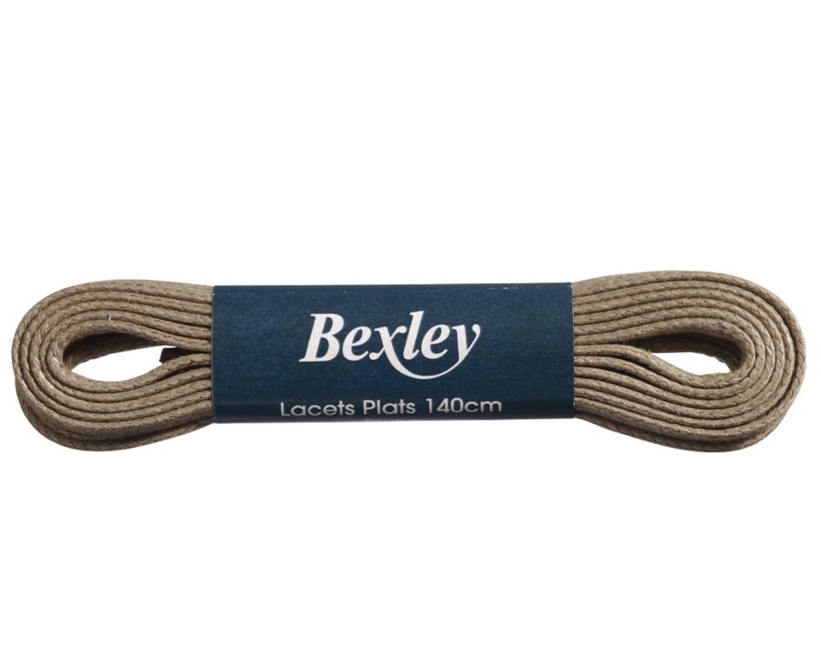 1 paire de lacets Taupe pour sneakers montantes