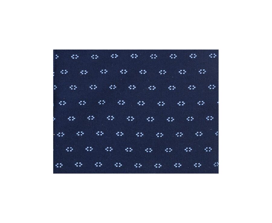 Chemise imprimée marine motif bleu - LÉOPHILE