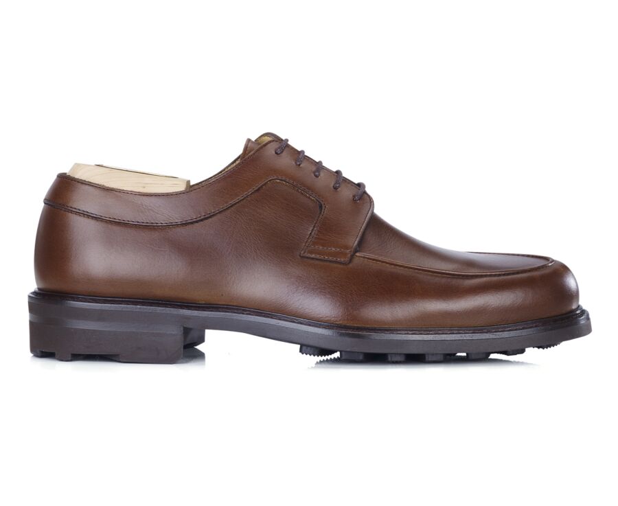 Derbies homme Cognac - semelle gomme - HUDSON II GOMME COUNTRY