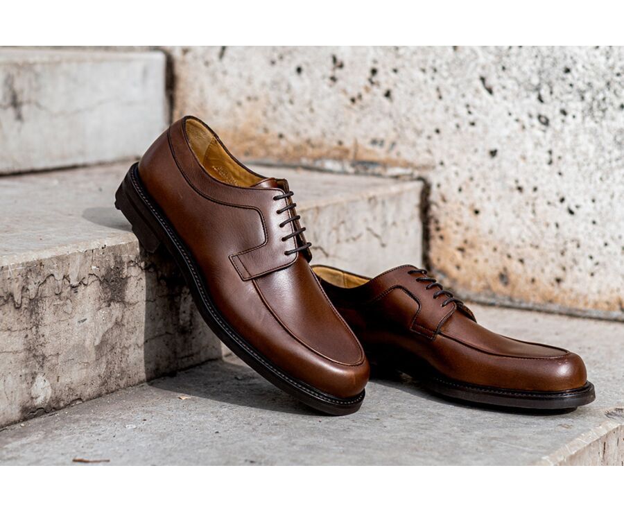 Derby homme Cognac Hudson Gomme Country Bexley