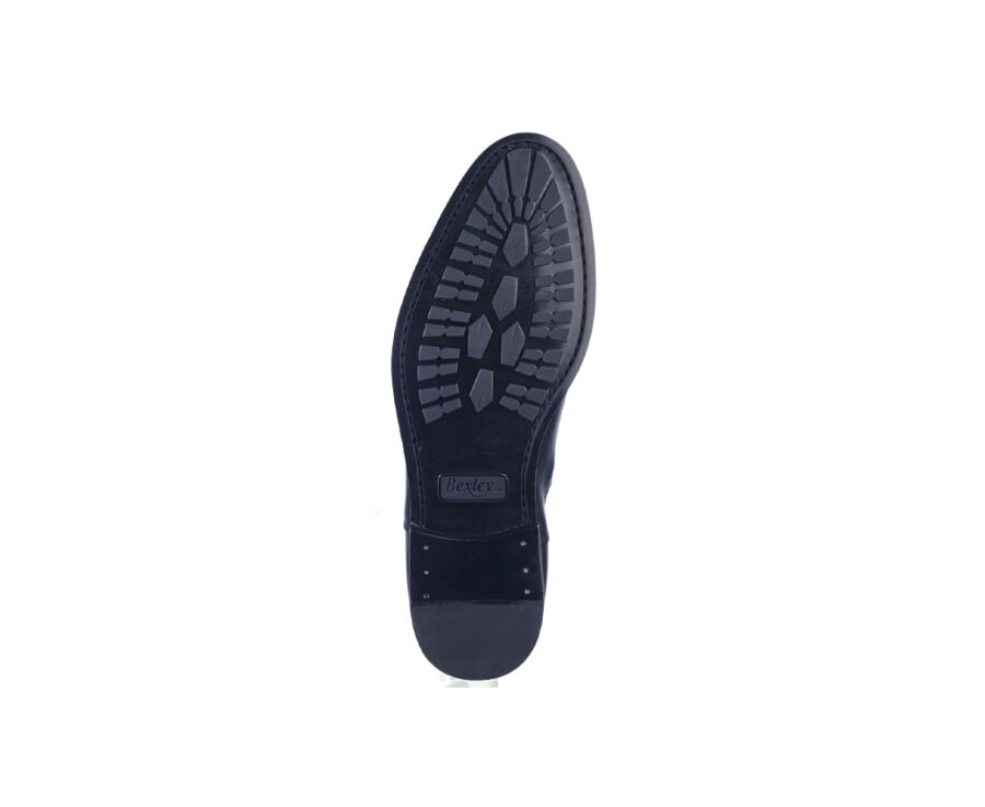 Chelsea boots cuir homme Noir - ALDERTON GOMME