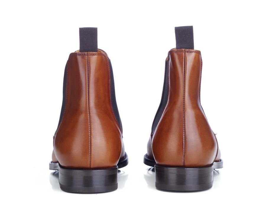 Chelsea boots cuir homme Gold Patiné - ALDERTON GOMME