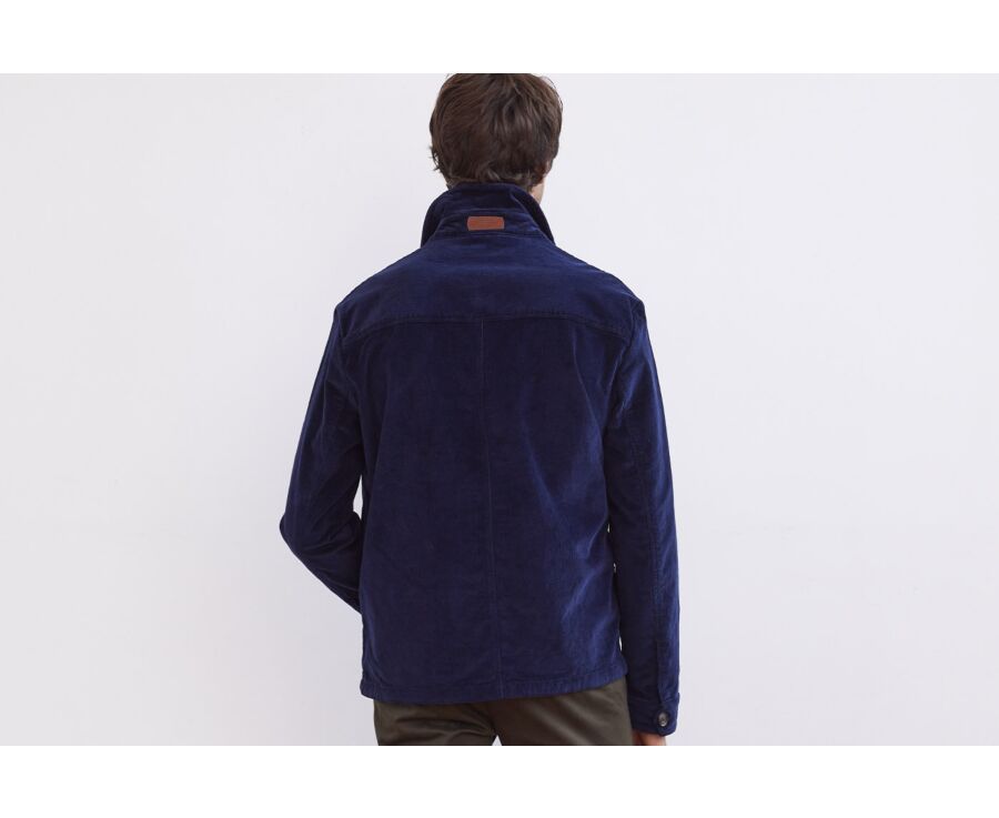 Veste velours homme Bleu Indigo - FIDÉLIEN