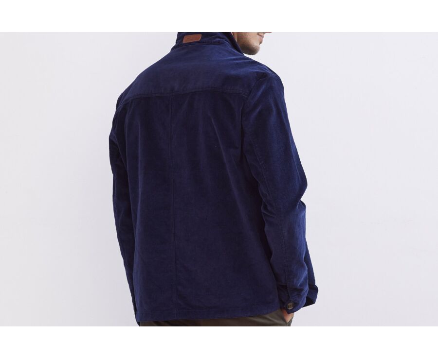 Veste velours homme Bleu Indigo - FIDÉLIEN