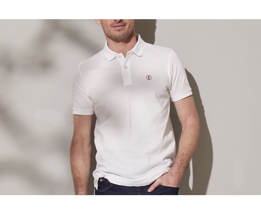 Polo homme léger Blanc - ALSTON
