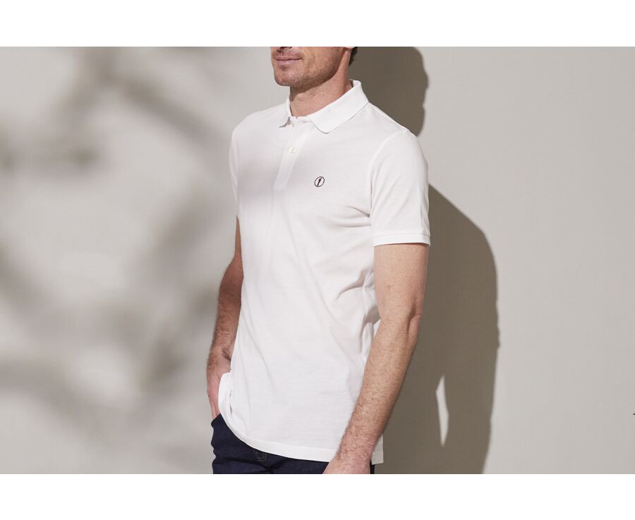 Polo homme léger Blanc - ALSTON