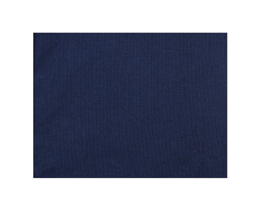 Chemise manches longues coton et lin Navy - COLTEN