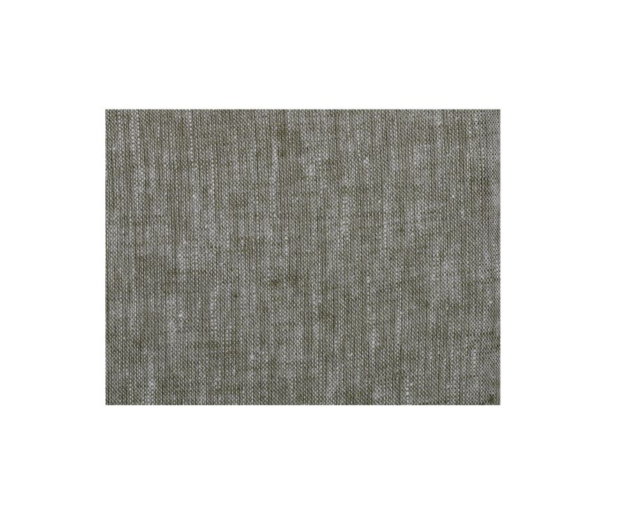 Chemise coton/lin Chambray Vert Kaki - COLTEN