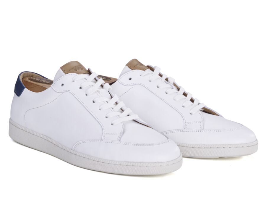 Sneakers cuir blanc homme - CANUNDA