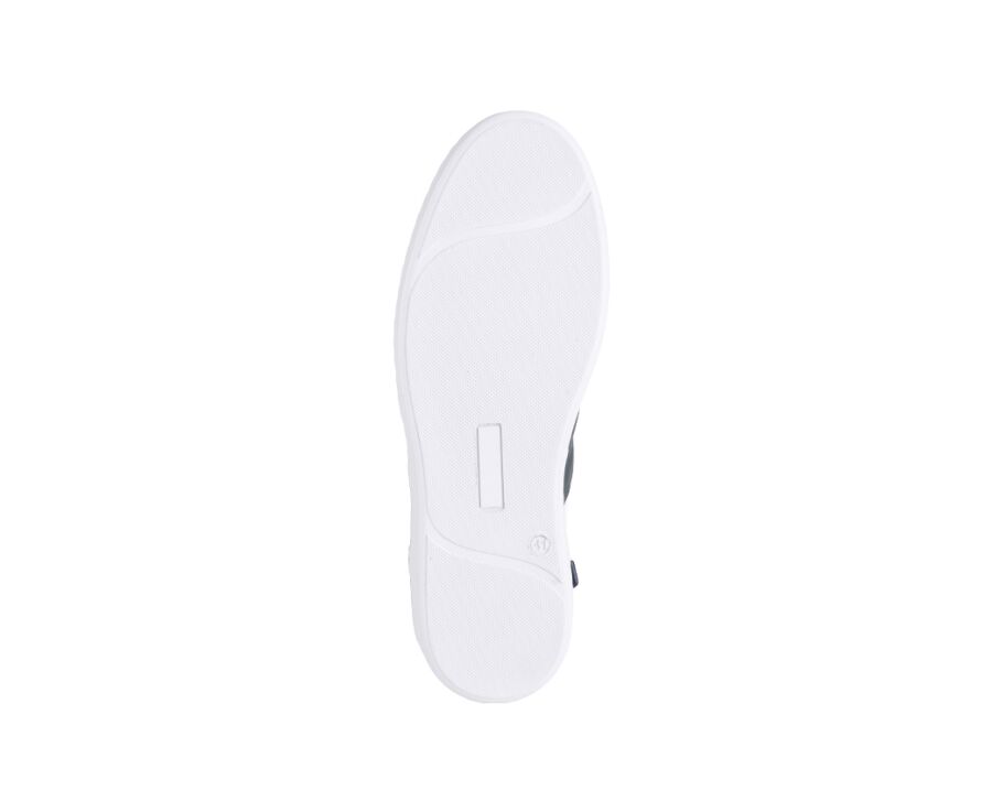 Sneakers cuir homme Blanc Taupe et Vert - BERRINGA