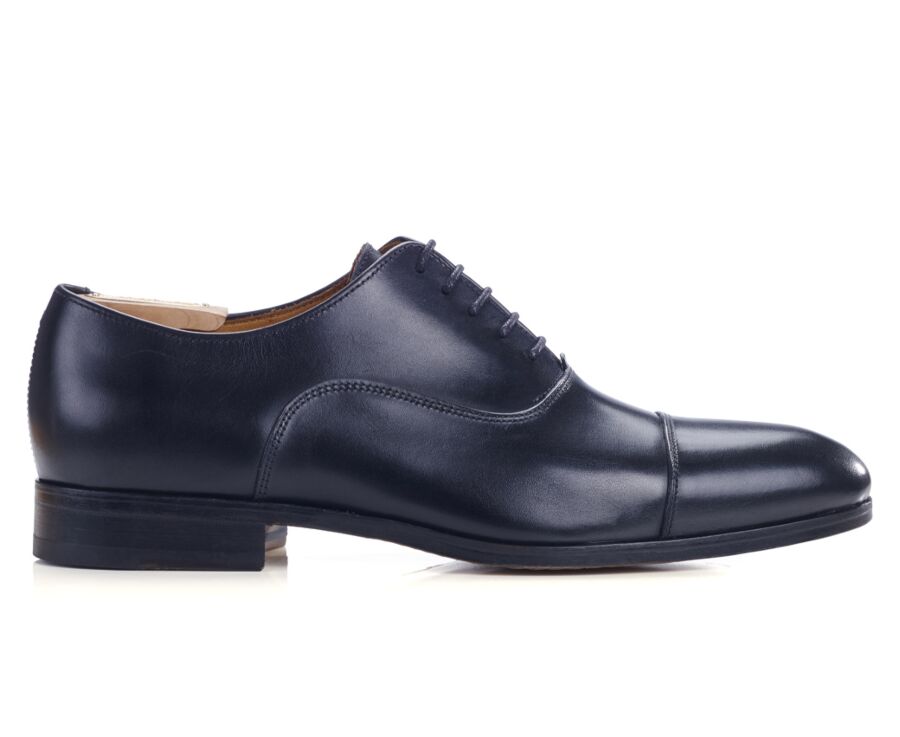 Richelieu noir homme semelle cuir - RICKFORD