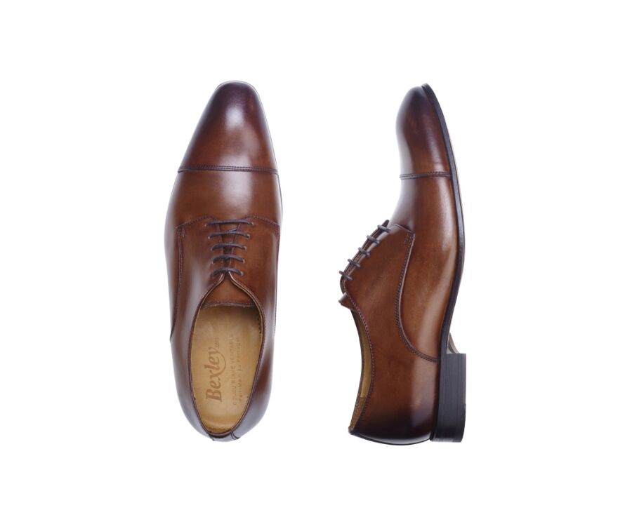 Derbies homme Cognac patiné - GARSTON