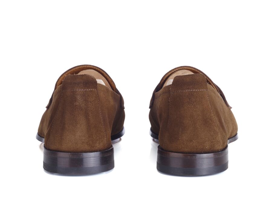 Mocassin homme Velours Havane - CEVIO