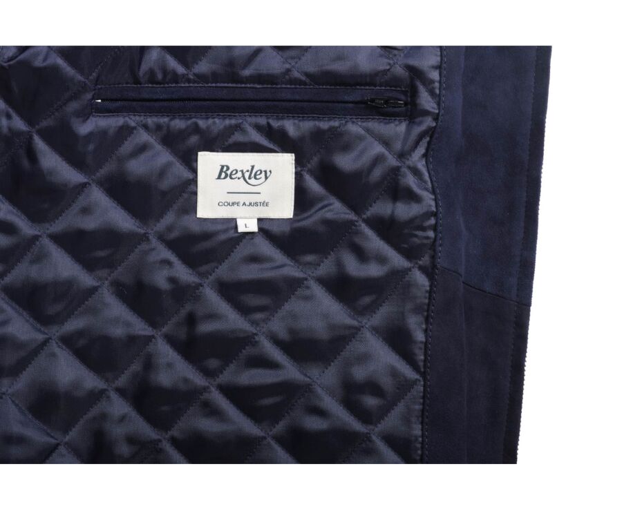 Blouson homme cuir Marine - SEAN