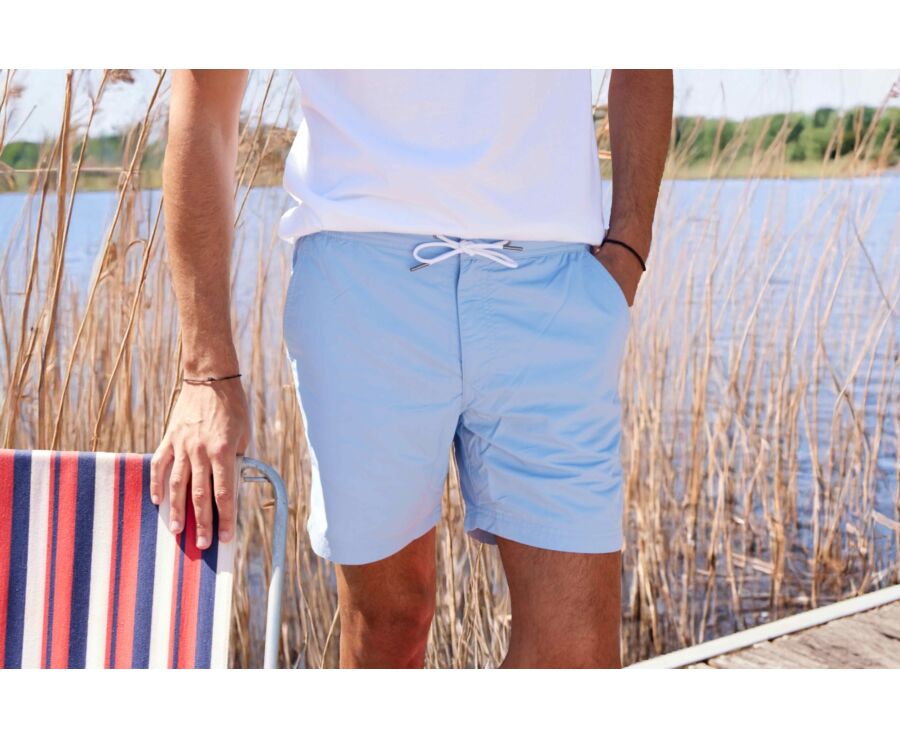 Maillot de bain homme Bleu clair - BRENTAN